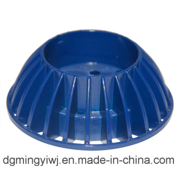 Piezas de aluminio fundido a troquel de aluminio con apariencia azul y buenas ventas hechas en fábrica china